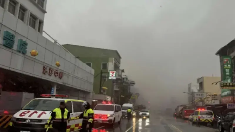 ▲屏東東港泰安醫院去年（2024）年底傳出火警，造成9人死亡。（圖／翻攝畫面）