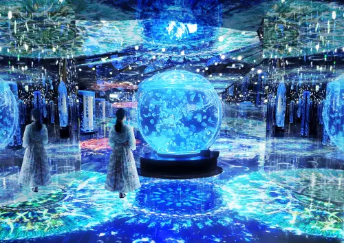 ▲Xpark以鏡面萬花筒效果，讓民眾與水母共遊。（圖／Xpark提供）