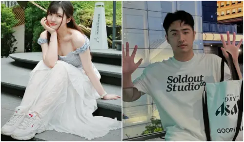 ▲鹿希派（右）女友盧鼎惠（左）。（圖／翻攝自雙方IG）