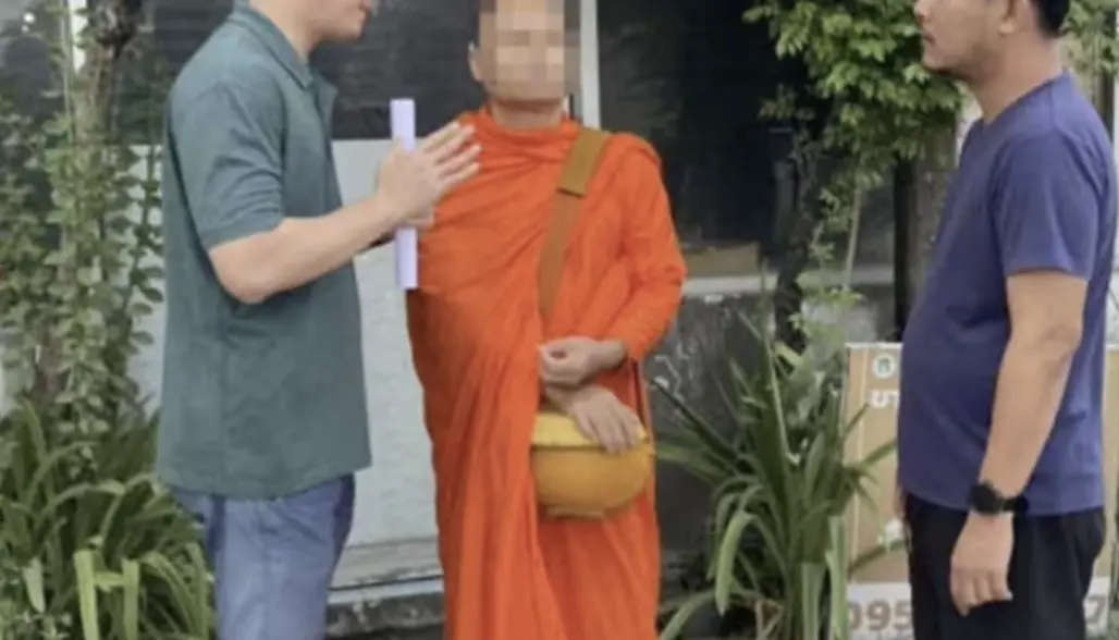 ▲泰國警方發起「寺廟大清掃」行動，逮捕181名涉嫌犯罪後出家以躲避追捕的嫌犯。（圖／翻攝自Bangkok Post）