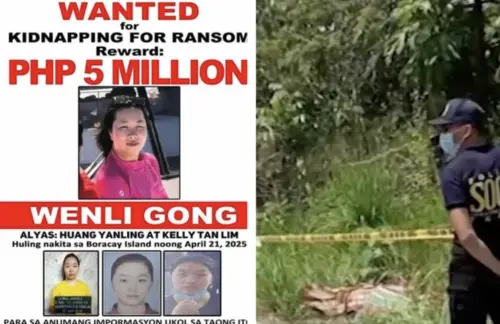 菲律賓華裔鋼鐵富豪慘被撕票！中國籍女主謀另涉15起綁架案
