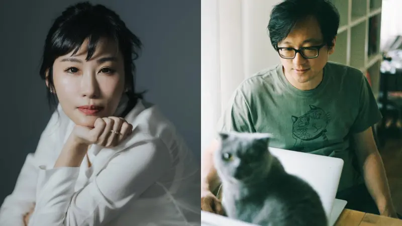 ▲「青鳥女神」蔡瑞珊被目擊與《VERSE》創辦人張鐵志親密牽手同遊東京澀谷，不過兩人皆為已婚有家室的狀態。（圖／翻攝自蔡瑞珊IG、張鐵志臉書）