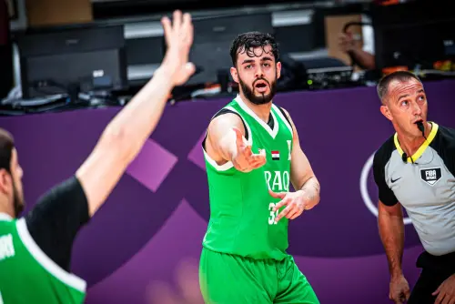 ▲25歲的伊拉克射手Allah Abdul Allah，在對上紐西蘭一戰三分球6投5中，可能是中華隊需要注意的外線火力點。（圖／取自FIBA亞洲盃官網）