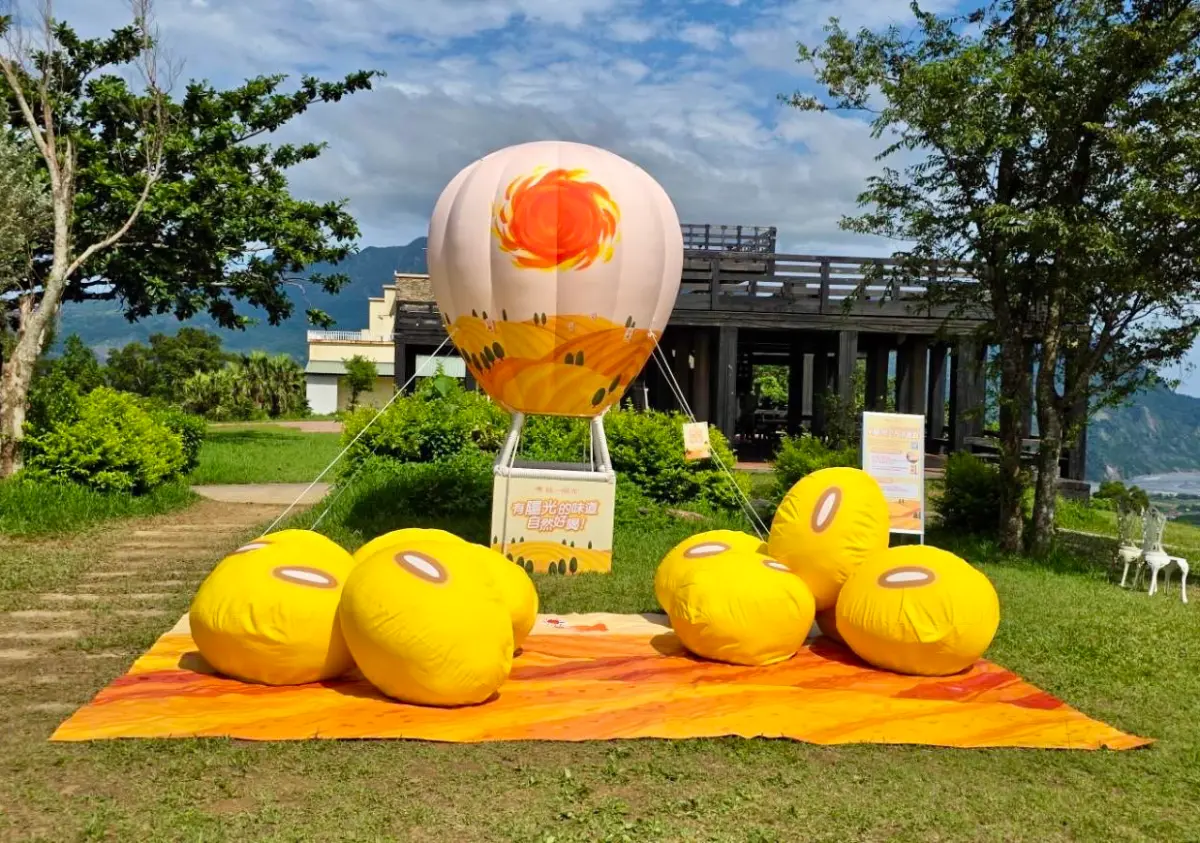 ▲統一陽光登場台東熱氣球嘉年華 打造「陽光Chill派對」打卡新熱點。（圖／統一陽光提供）