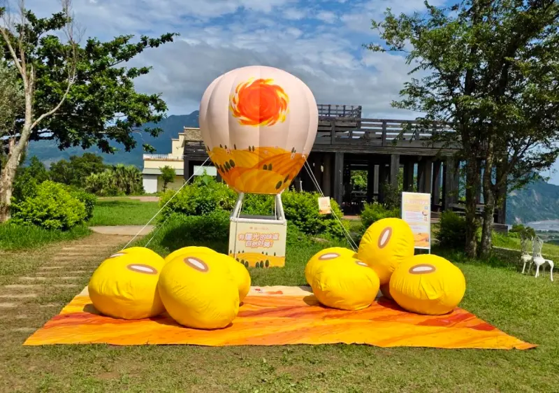 ▲統一陽光登場台東熱氣球嘉年華 打造「陽光Chill派對」打卡新熱點。（圖／統一陽光提供）