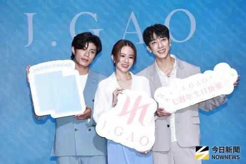 高宇蓁和陳峻廷、張哲偉一起出席記者會。(圖/記者吳翊緁攝) ▲高宇蓁和陳峻廷、張哲偉一起出席記者會。(圖/記者吳翊緁攝)