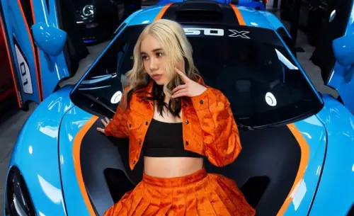 ▲高調炫富已經是Lil Tay的日常。（圖／X@ Lil Tay）