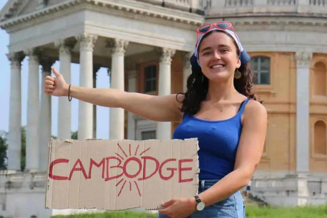 ▲一名失蹤兩天的23歲女性法國背包客近日在柬埔寨吳哥窟附近被發現身亡。（圖／翻攝自臉書）