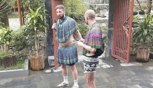 批不尊重文化！外籍男遊客流行穿越南少數民族女性裙裝引熱議
