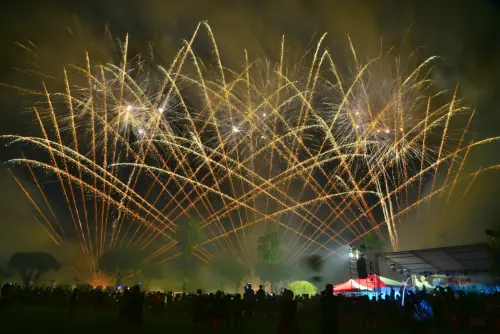 ▲台中石岡熱氣球嘉年華於8/29登場，8/30當晚將有8分鐘煙火秀。（圖／台中市政府提供）