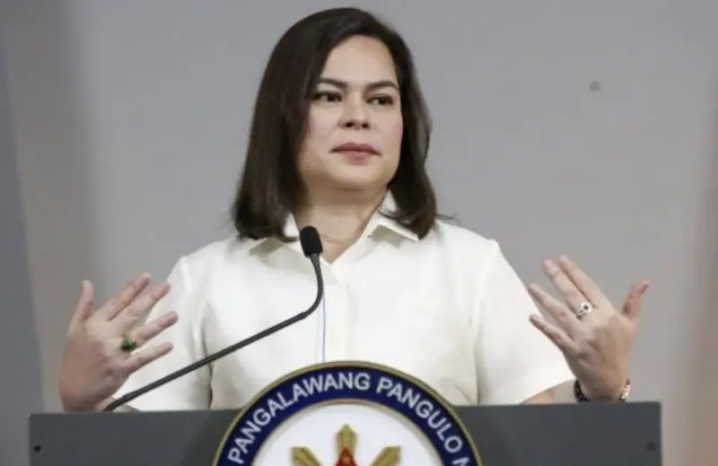 ▲菲律賓參議院近日通過動議，將針對副總統莎拉（Sara Duterte）的彈劾申訴「存檔」。（圖／美聯社／達志影像）