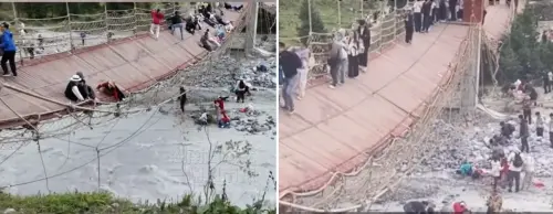 新疆景區5死24傷！網紅吊橋斷裂「多名遊客墜河」去年才斷過
