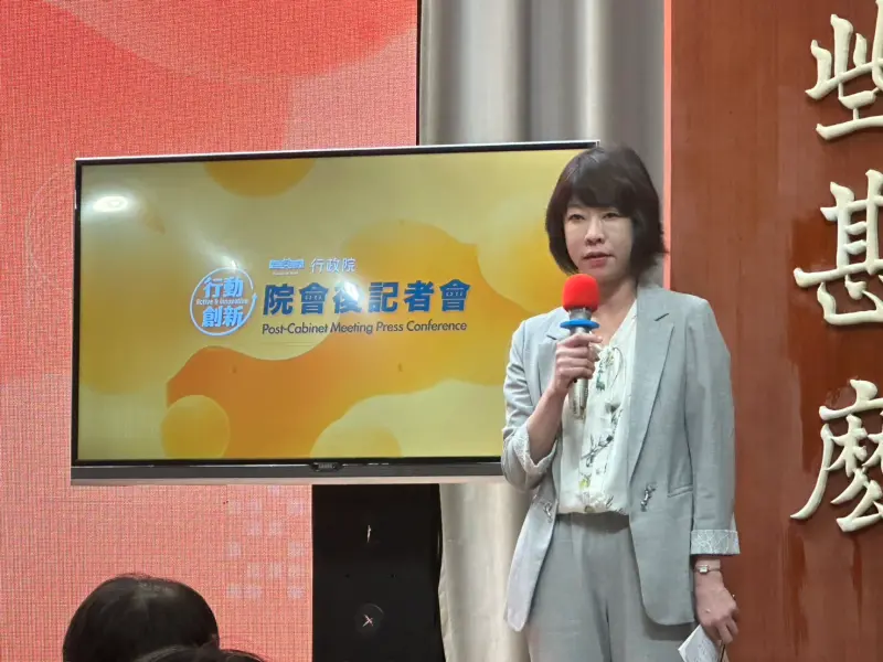 ▲經貿談判辦公室回應，台美雙方的關稅談判持續推進，雙方皆肯認有一定進展，圖為行政院經貿談判辦公室副總談判代表顏慧欣。（圖／記者陳佩君攝，2025.08.06）