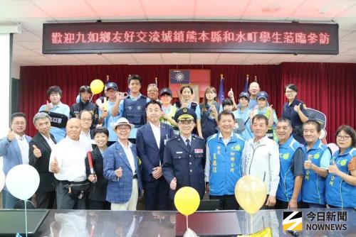 跨國文化交流　日本中學生參訪里港分局
