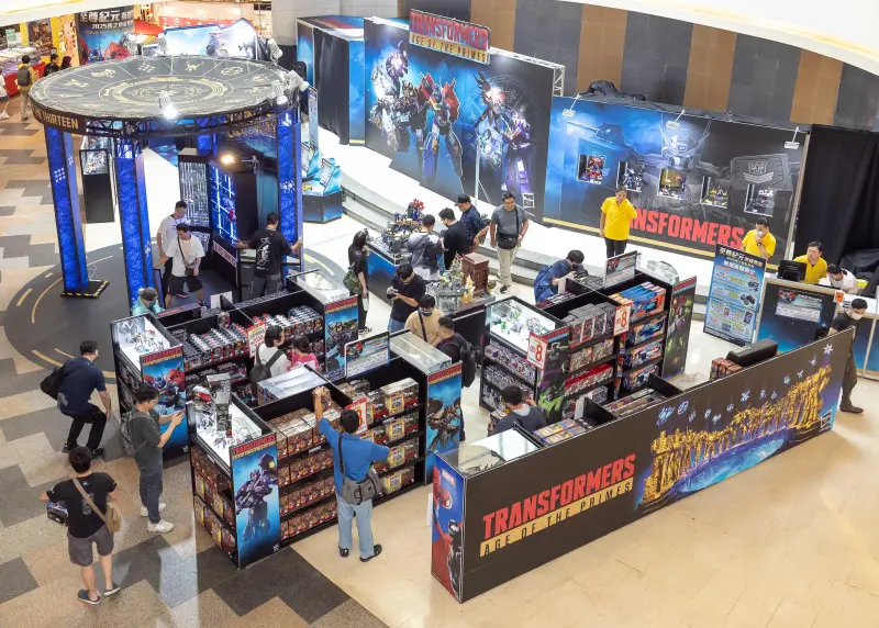 ▲變形金剛玩售會美麗華登場！聖地牙哥限定角色亮相台灣（圖／台灣孩之寶提供）