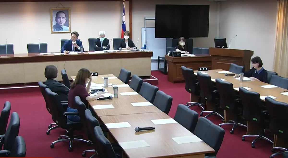 ▲黃國昌主持協商，討論是否邀卓榮泰專案報告打詐成效，但協商無共識。（圖／翻攝立院ivod系統）