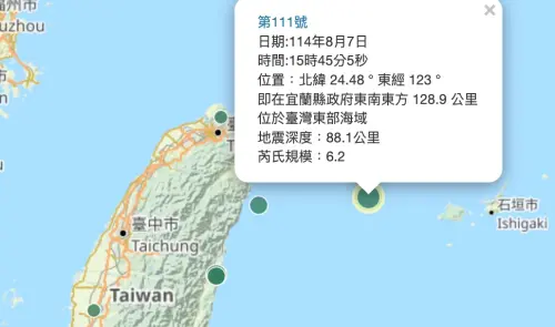 宜蘭外海6.2地震！左右搖、上下抖都無感？下載兩款App搶黃金20秒

