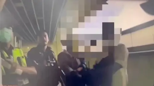 北捷上演全武行！兩男捷運互毆只因「太壅擠」　雙方受傷提告
