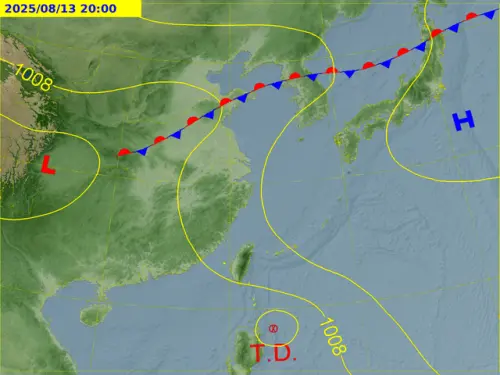 ▲熱帶性低氣壓或颱風，未來沿著太平高壓邊緣南側移動，下週三、下週四最靠近台灣。（圖／中央氣象署cwa.gov.tw）