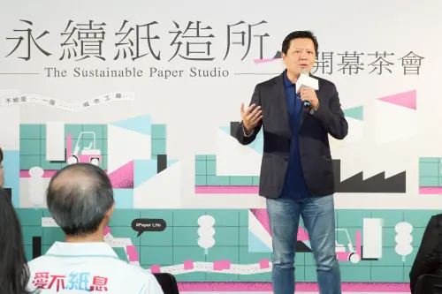 ▲新北市設計中心執行長朱惕之表示，本次展覽展現「新北製造」的創新能量