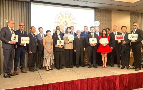 ▲台船環海公司推動離岸風電工程永續發展，獲頒2024─2025年度商業大獎之殊榮。(圖／台灣國際造船公司提供)