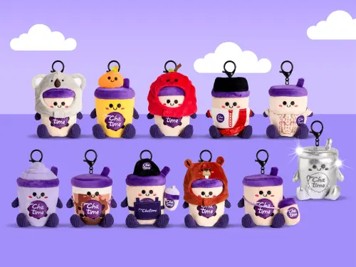 ▲日出茶太「茶太娃娃盲盒套組」全11款。（圖／日出茶太提供）