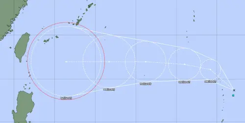 楊柳颱風最快明天生成！日氣象廳發烈風警報　最新路徑朝台灣逼近
