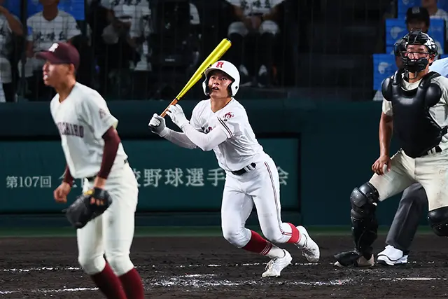 ▲廣陵高校近期捲入「霸凌風波」，首戰仍以3：1贏球。（圖／取自バーチャル高校野球IG）