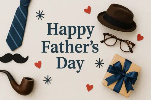 ▲2025「父親節快樂」祝福卡片。（圖／AI生成）