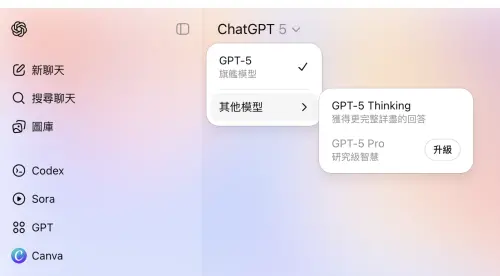 OpenAI GPT-5登場！比上一代更會寫作文、寫程式　免費用戶也能用
