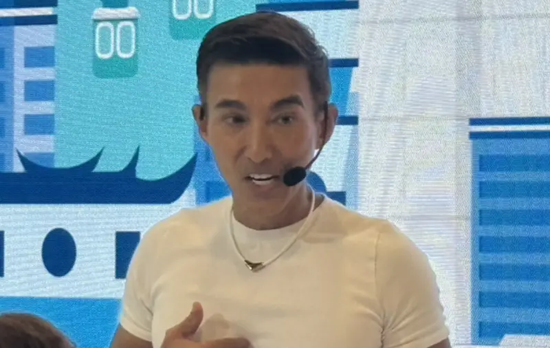 ▲潘若迪在節目上自爆，曾在上課時遭女學員性騷擾，從後面偷抓他的私密處，他當下氣炸了，直接報警抓人。（圖／記者李欣容攝）