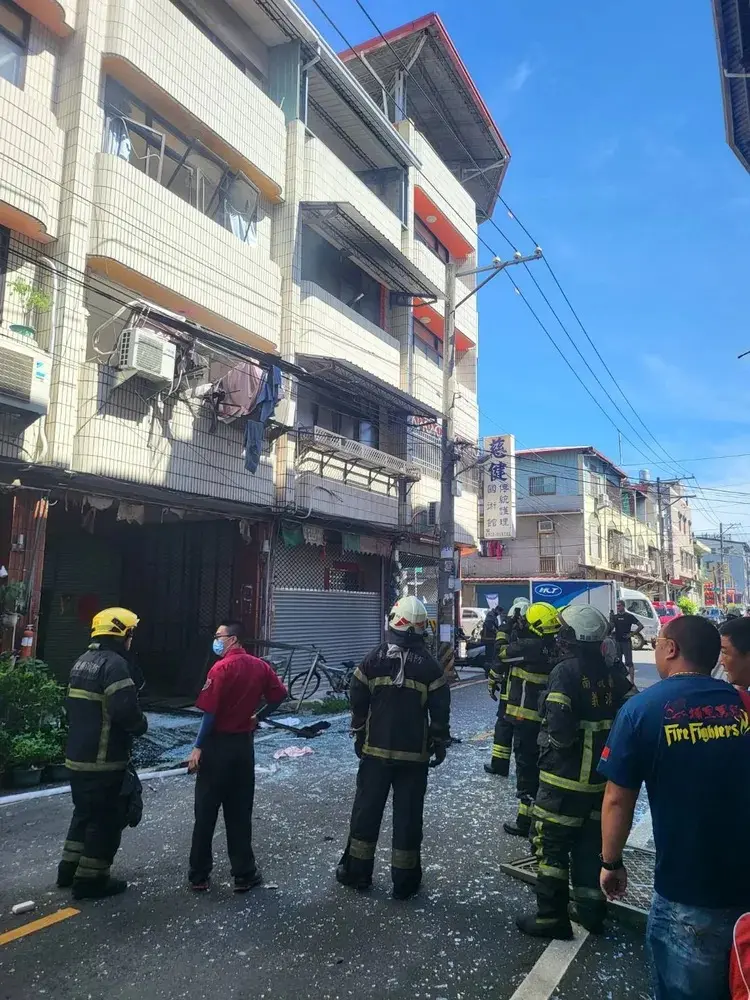 ▲投埔里一棟民宅今日上午傳出氣爆案件。（圖／翻攝畫面）