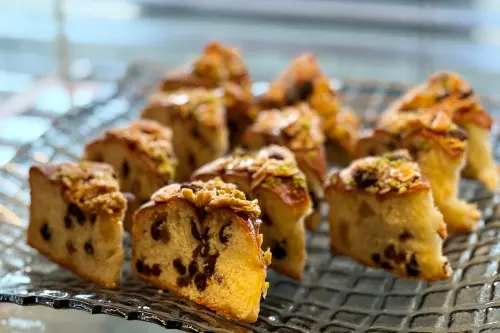 ▲「葡萄園蜂蜜麵包」曾於2011年榮獲「加州葡萄乾大賽」日本最高榮譽。（圖／記者葉盛耀攝）