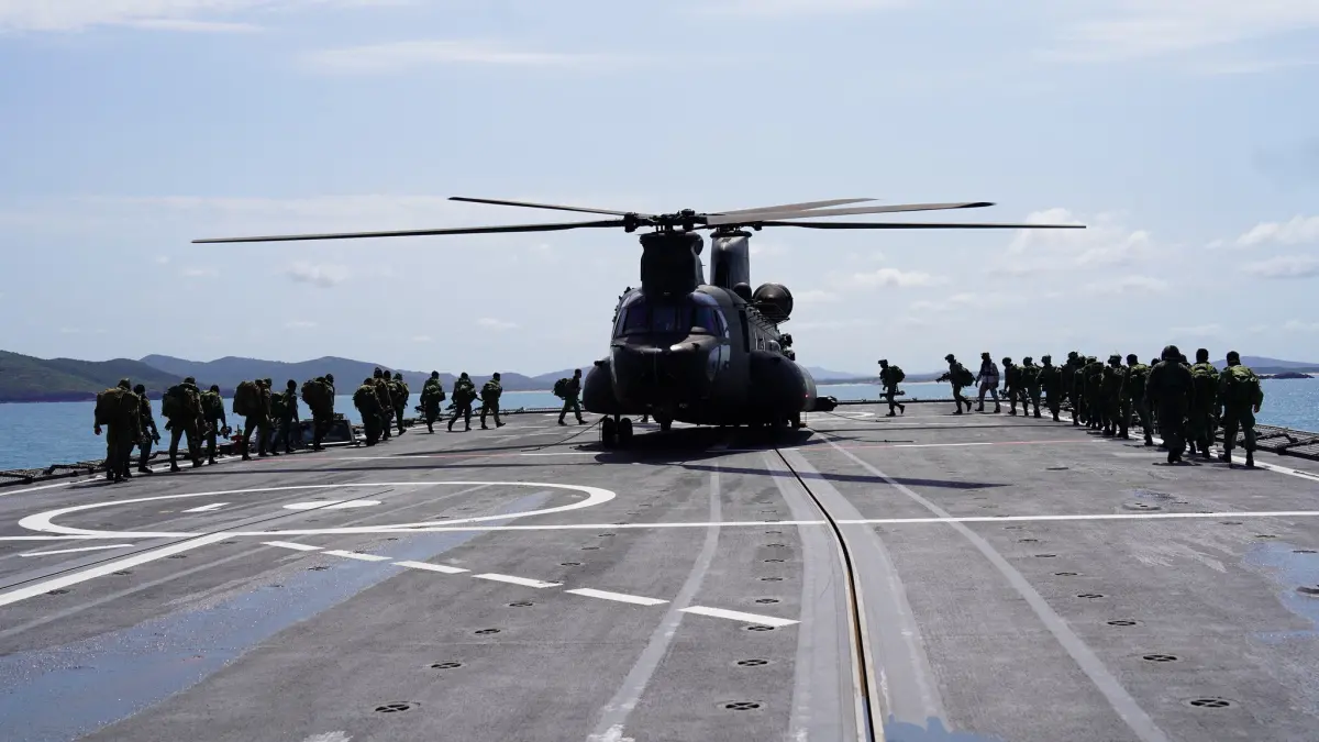 ▲兵推顯示，若台灣遭中共封鎖海空，新加坡將是東南亞僑胞撤離的關鍵。圖為新加坡軍隊。（圖／翻攝自新家海軍臉書／Republic of Singapore Navy）