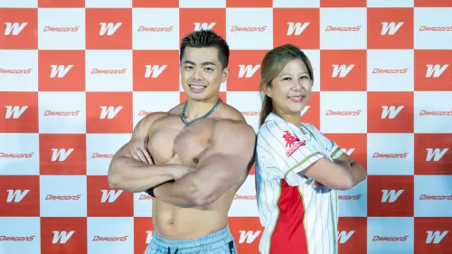 ▲「威cam」驚喜IFBB環球先生國際健美健身錦標賽男子古典形體組冠軍楊佳勳現身。（圖／謝硯宇攝影）