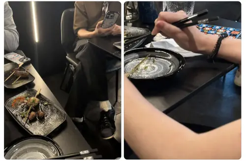 ▲Threads上有網友分享，家中的爸爸突然愛上吉伊卡哇，甚至要用聯名款手機殼，以為撞殼的機會應該不大，沒想到，吃火鍋時隔壁桌的父女竟同樣用吉伊卡哇手機殼。（圖／翻攝Threads）