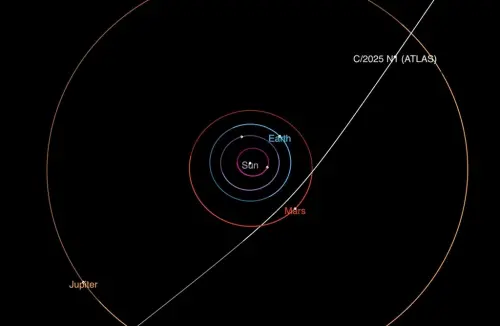 ▲勒布認為「3I/ATLAS」的行進軌跡讓它能夠接近火星、金星、木星，像是精心安排的路線，而非隨機使然。（圖／美聯社／達志影像）