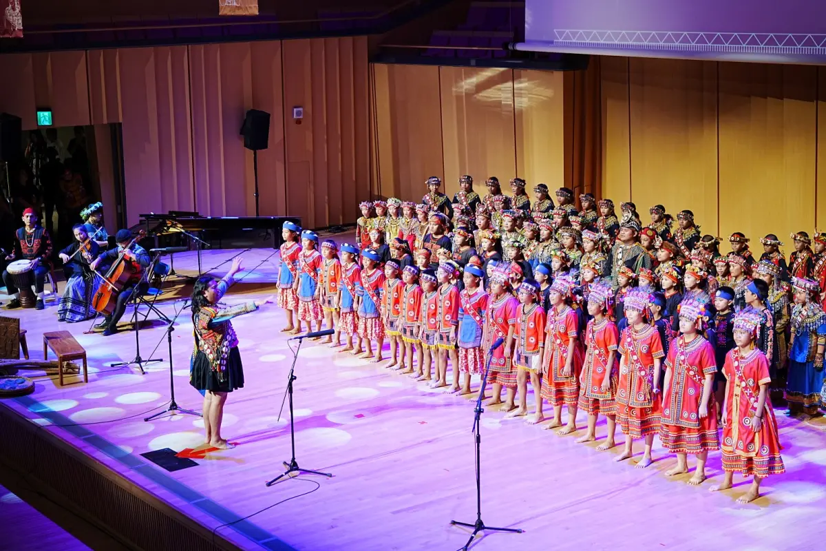 ▲原住民音樂盛宴特別邀請五所部落小學古謠隊、歌謠隊演出。（圖／屏東縣府提供）