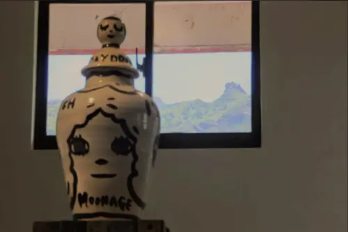 ▲奈良美智（圖／記者鍾泓良攝影）