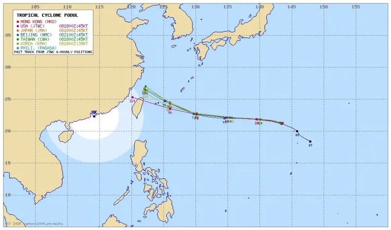 楊柳颱風有機會停班課？各國預測路徑曝：有登陸可能、風切是關鍵