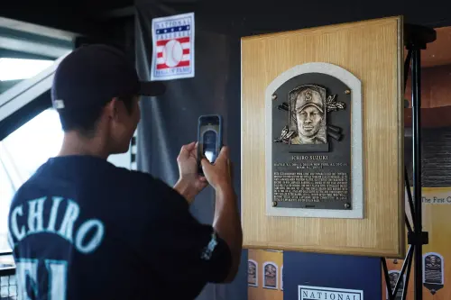 ▲「鈴木一朗名人堂週末（Ichiro Hall of Fame Weekend）」活動現場。（圖／美聯社／達志影像）