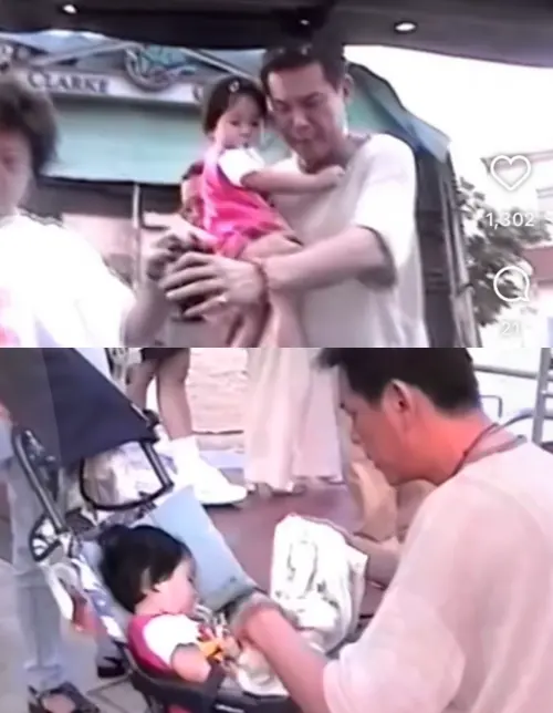 ▲陳璇曝光小時候和爸爸的影片。（圖／翻攝自IG@4xuan）