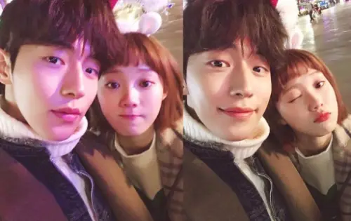 ▲李聖經（右）和南柱赫（左）因戲擦出愛火，但戀情只維持4個月就結束。（圖／IG heybiblee）