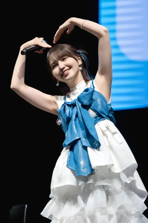 ▲鬼頭明里來台舉辦粉絲見面會，獨特嗓音溶化粉絲。（圖／大鴻藝術BIG ART）