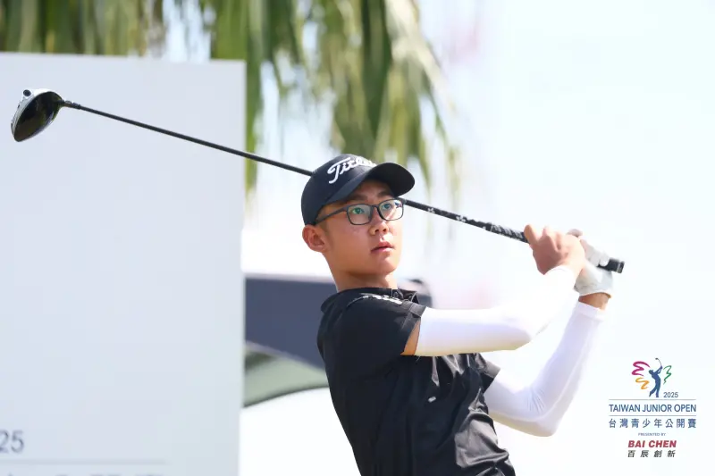 ▲男A組台灣選手郭時祈以(-14)奪冠。(圖/台灣青少年高球公開賽提供)