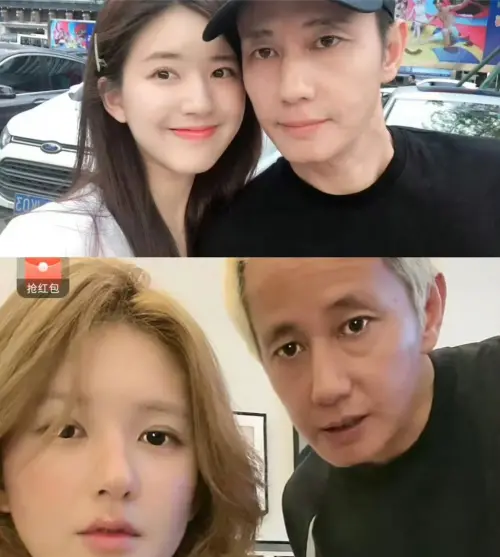 ▲趙露思和爸爸長得很像，鼻子也很像。（圖／翻攝自微博）