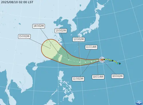 ▲楊柳颱風（圖／中央氣象署cwa.gov.tw）