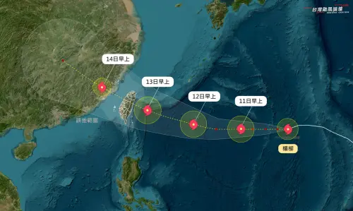 颱風楊柳今將轉中颱！最快週二發陸警　預估「登陸台灣」時段揭曉
