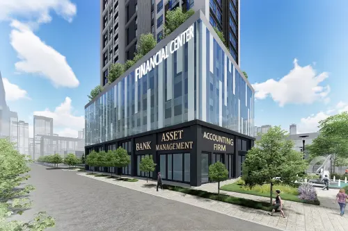 ▲本案規劃地上30層、地下5層的住商大樓。（圖／高市府捷運局提供）