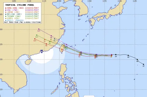 楊柳颱風會停班停課？各國「最新路徑」一次看　全台豪雨躲不掉了
